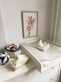 Cam Cam ApS Prešívaný úložný kôš Capri – set 2 ks