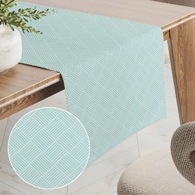 Biante Teflónový behúň na stôl Milano TF-050 - svetlo mentolový 45x140 cm