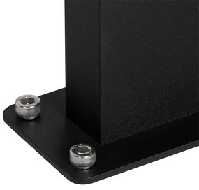 Priemyselná vonkajšia stojaca lampa čierna IP44 - Femke