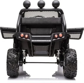 LEAN CARS Vozidlo na akumulátor Mercedes Unimog S, čierne
