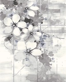 Koberec Myra 1532 GREY – sivý obdĺžnik s dekoratívnym vzorom Rozmer: 80x150 cm