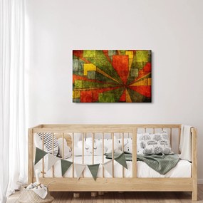 Obraz geometrické abstrakcie (90x60 cm)