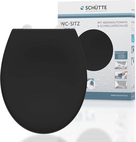 Eisl Sanitär WC sedadlo Duroplast Soft Close Schwarz 82410