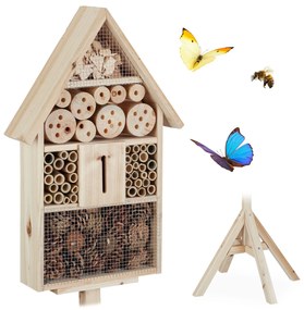 Voľne stojaci hmyzí hotel Relaxdays s podstavcom – RD10026027