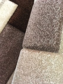 Spoltex, Kusový koberec Cascada Plus beige 6081, 80x150, hnedá, obývacia izba