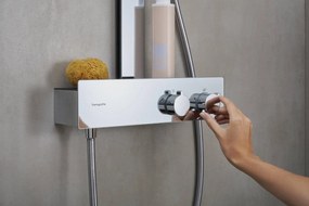 Hansgrohe Rainfinity, Showerpipe 360 1jet s termostatom ShowerTablet 350, chrómová, HAN-26853000
