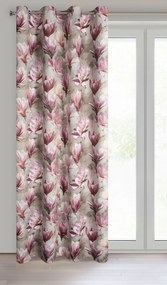 ZATEMŇOVACÍ ZÁVES NA KRÚŽKOCH LARI 140X250 CM VZOROVANÁ
