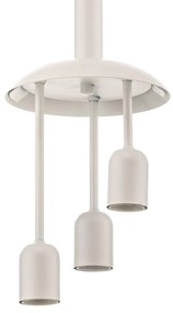 Závesná lampa Bosso, 1-plameňová biela 40 cm