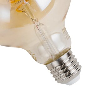 Inteligentná stmievateľná LED žiarovka E27 G95 Jantárová 4,9 W 320 lm 2500 K
