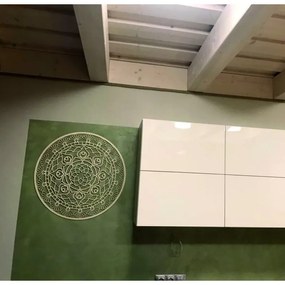 Mandala života okrúhla drevená stena z preglejky - Unikátny umelecký kúsok pre váš domov I SENTOP PR0176 HEU+