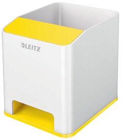 Bielo-žltý stojan na ceruzky Leitz WOW
