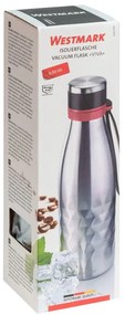 Svetlosivá cestovná antikoro-silikónová fľaša 550 ml Viva – Westmark