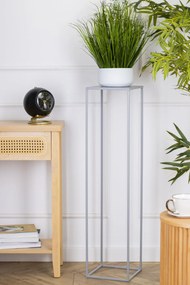 STOJAN NA KVETINÁČ SIMPLE 100X24X24 CM SIVÁ