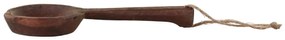 Hnedá drevená retro dekoračná lyžica Grimaud - 30*15*3 cm