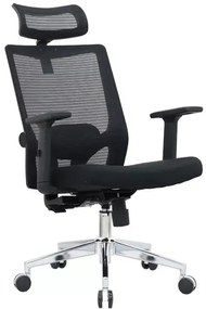 Kancelárska ergonomická stolička Neoseat BRENDA — čierna, nosnosť 150 kg