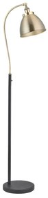 Endon 98748 - Stojacia lampa FRANKLIN 1xE27/10W/230V mosadz/čierna