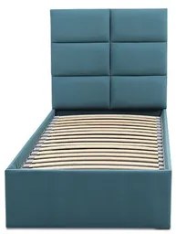 Čalúnená posteľ TORES bez matraca rozmer 90x200 cm Namornícka modrá