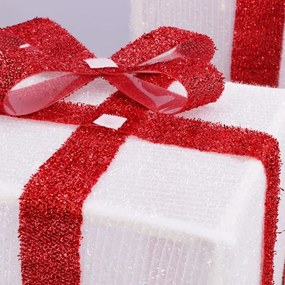 Brilagi - SADA 3× LED vonkajších vianočných dekorácií LED/2,6W/3×AA IP44 darčeky