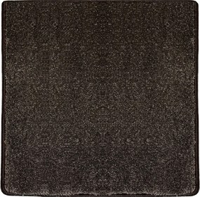 Vopi, Kusový koberec Laguna LUX čokoláda štvorec, 150x150, hnedá, obývacia izba