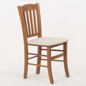 Stima Stolička VENETA s čalúneným sedákom Vyberte odtieň ->: Dub, Vyberte látku ->: LUX Camel 2