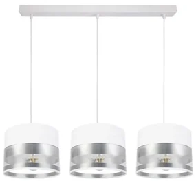 Belis Luster na lanku MILO 3xE27/60W/230V strieborná BE0456