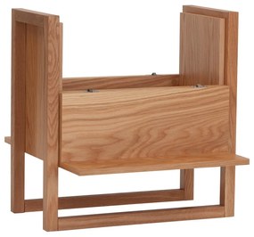 Vinotéka z dubového dreva v prírodnej farbe 59x60 cm NewEst - Woodman