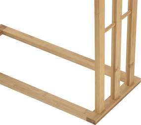 Noela Bambusový vešiak na uteráky TRENO biely