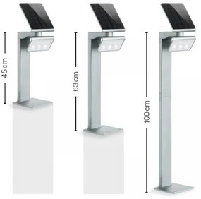 STEINEL 671211 - Solárny senzorový LED reflektor XSolar GLS 0,5W/LED IP44