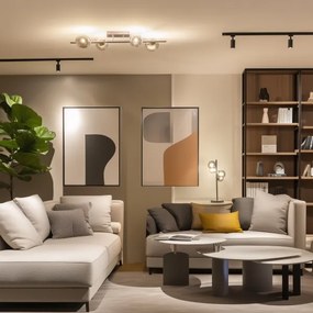 Brilagi - LED Prisadený luster MILLA 4xG9/3W/230V lesklý chróm/dymová