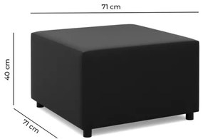 Taburetka LUNA čierna