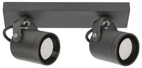 Rabalux - Vonkajšie nástenné bodové svietidlo 2xGU10/35W/230V IP44