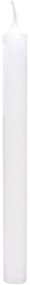 Biela úzka sviečka dinner white - Ø 2*18cm / 7h