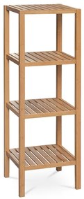BONTEC Regál, masív, hnedá, DR-011-4 Farba: Prírodné