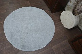 Koberec Micro fiber soft shaggy strieborný