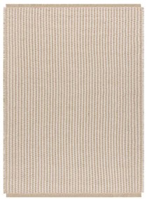 Koberec JUTE 3650 so strapcami krémový / béžový