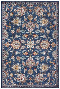 Hanse Home, Kusový koberec Luxor 105634 Caracci Blue Multicolor, 57x90, modrá, obývacia izba