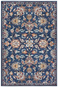 Kusový koberec Luxor 105634 Caracci Blue Multicolor, 80x240, modrá, obývacia izba, Hanse Home