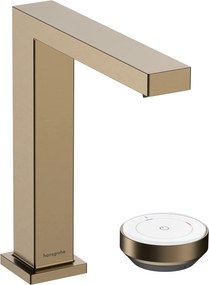 Hansgrohe Tecturis E, dvojotvorová umývadlová batéria 150 CoolStart EcoSmart+ s odtokovou súpravou, kartáčovaný bronz, HAN-73053140