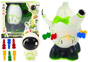 LEAN TOYS Arkádová hra - Kozmonaut skákajúci z vesmírnej rakety