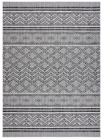 Koberec SISAL SION cikcak, diamanty BOHO 22168 čierny / ecru