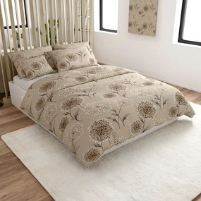 Krepové obliečky PAMPELINO POLY svetlohnedé Rozmer obliečky: 70 x 90 cm | 140 x 200 cm