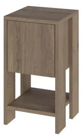 Nočný stolík Houseland EMA tmavý dub