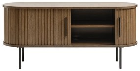 Hnedý TV stolík v dekore duba 120x56 cm Nola – Unique Furniture