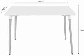 Jedálenský stôl ADRIA čierny