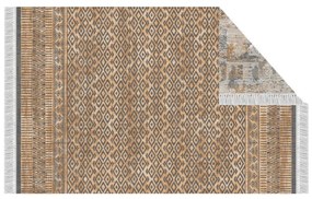 Kondela Obojstranný koberec, vzor/hnedá, 180x270, MADALA