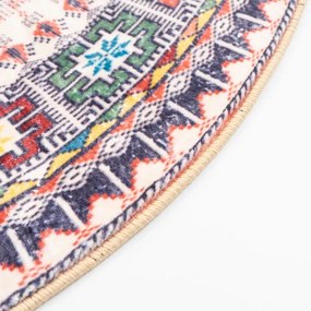 Okrúhly koberec s orientálnym vzorom Oriental | viacfarebný Rozmer: 160 cm