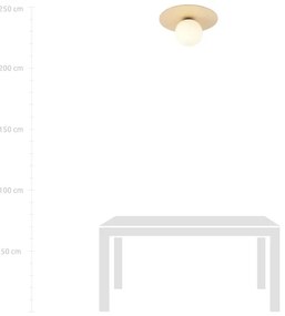 Stropné svietidlo KENZO 1xE14/10W/230V béžová