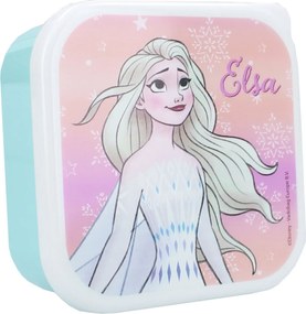 Desiatové boxy Ľadové kráľovstvo - Frozen - motív Elsa a Olaf – súprava 3ks