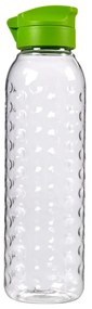 Fľaša so zeleným viečkom Curver Dots, 750 ml