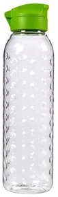 Fľaša so zeleným viečkom Curver Dots, 750 ml